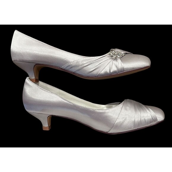 ELEGANTPARK Closed Toe Shoes for Women Low Heel Comfortable Wedding 40 EU 9 US - Picture 9 of 12